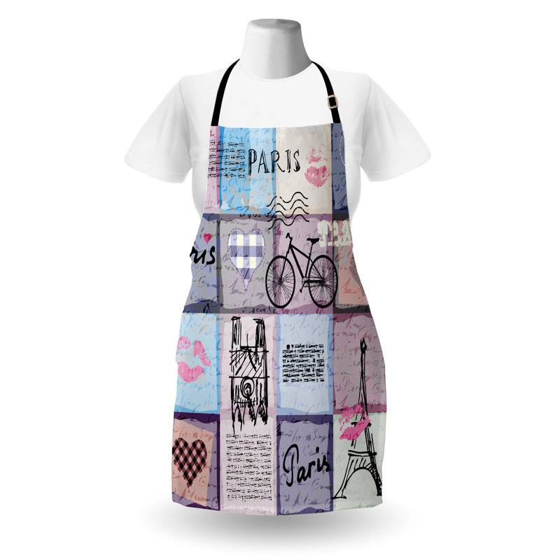 No Pattern Bib Apron