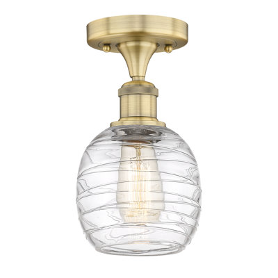 Plafonnier semi-encastré 1 lumière 6 po Magréb