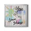 «You Are My Sunshine», art textuel sur toile-958515982-958515983