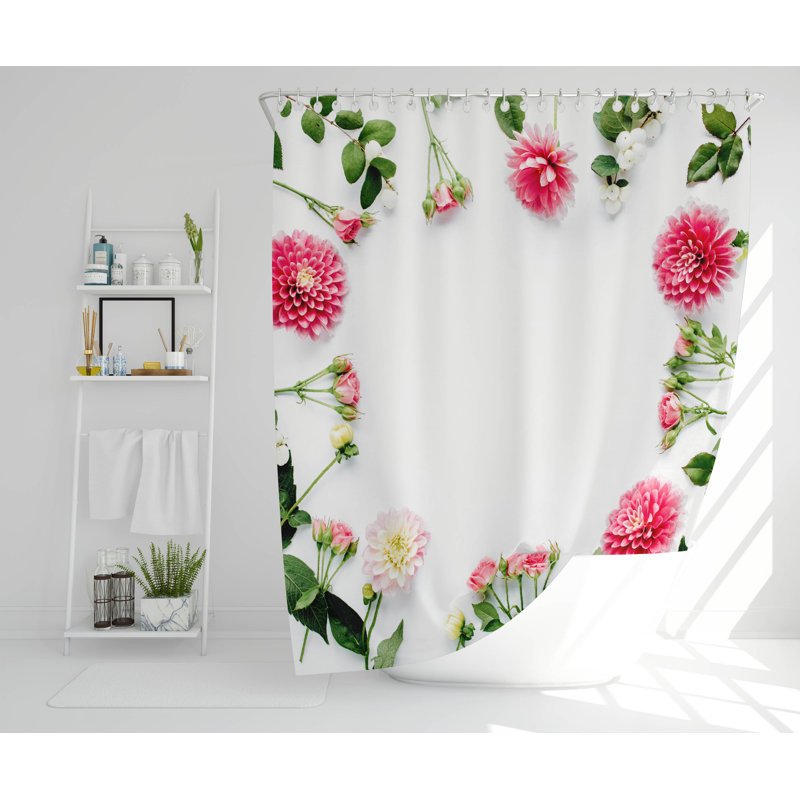 Izayah Polyester Shower Curtain, 168cm H x 168cm W