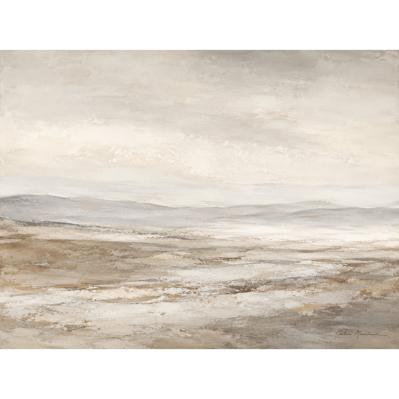 Jahkye enveloppé de paysage gris doux, L 36 po x H 24 po x P 1,5 po