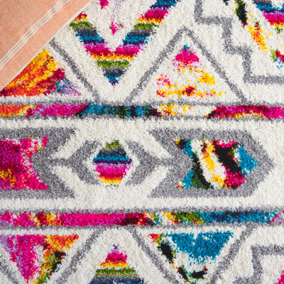Breanna Shag Performance Geometric Rug