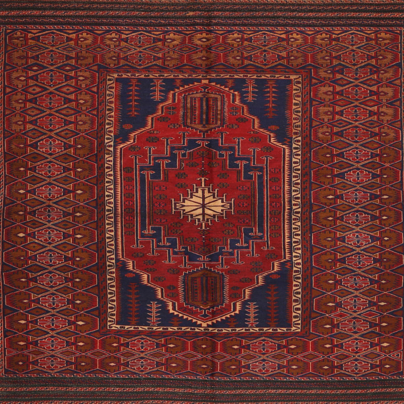 Southwestern Indoor Rug, Round 4'