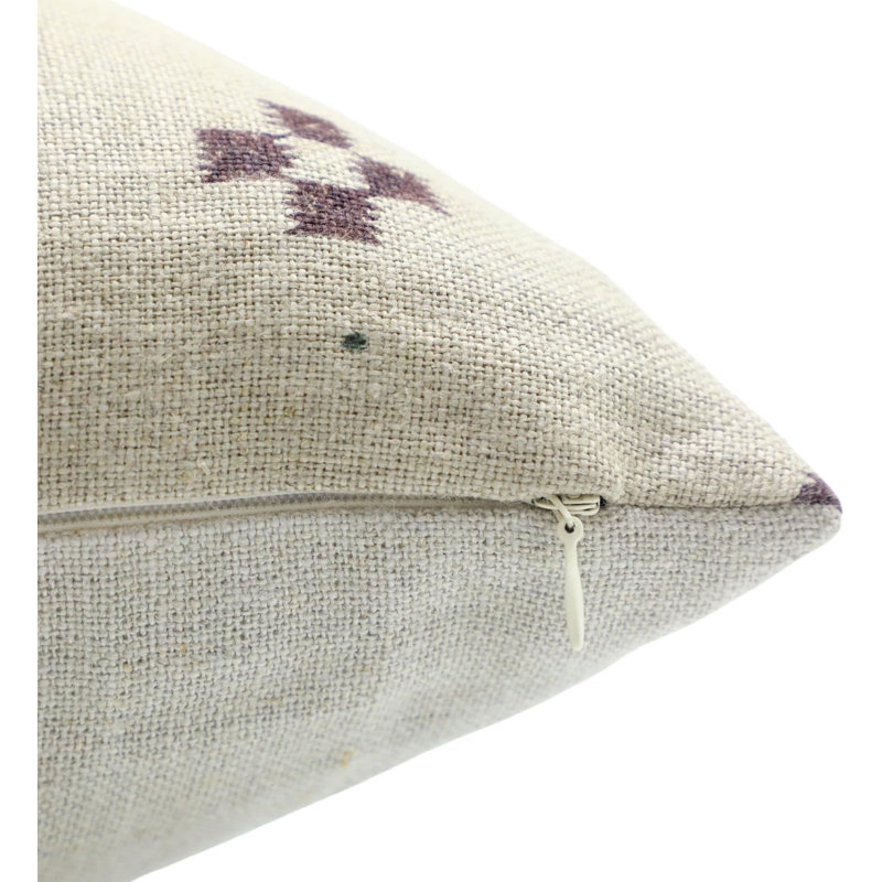 Housse de coussin fabriquée à la main Fab Divine - Jeté décoratif pour canapé ou lit, Barfi, H 14 po x l 14 po