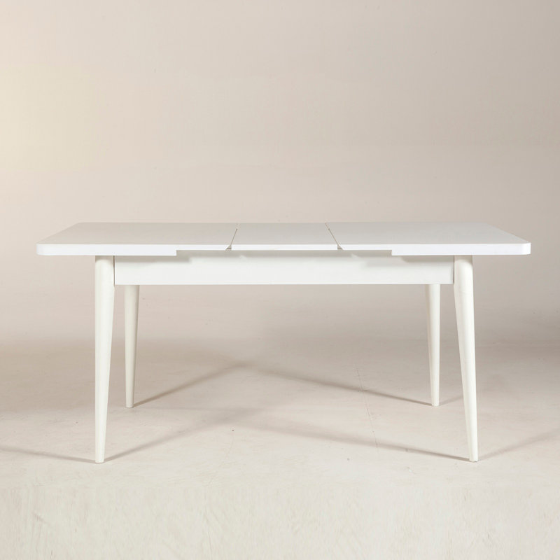 Extendable Dining Table, White