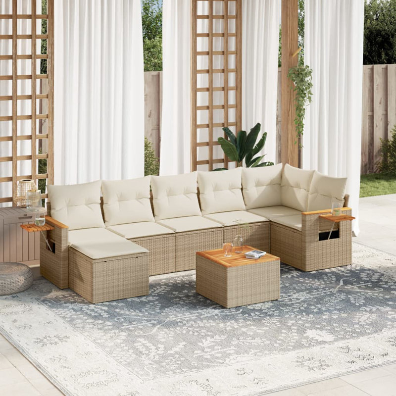 Ensemble de canapé de jardin Vidaxl