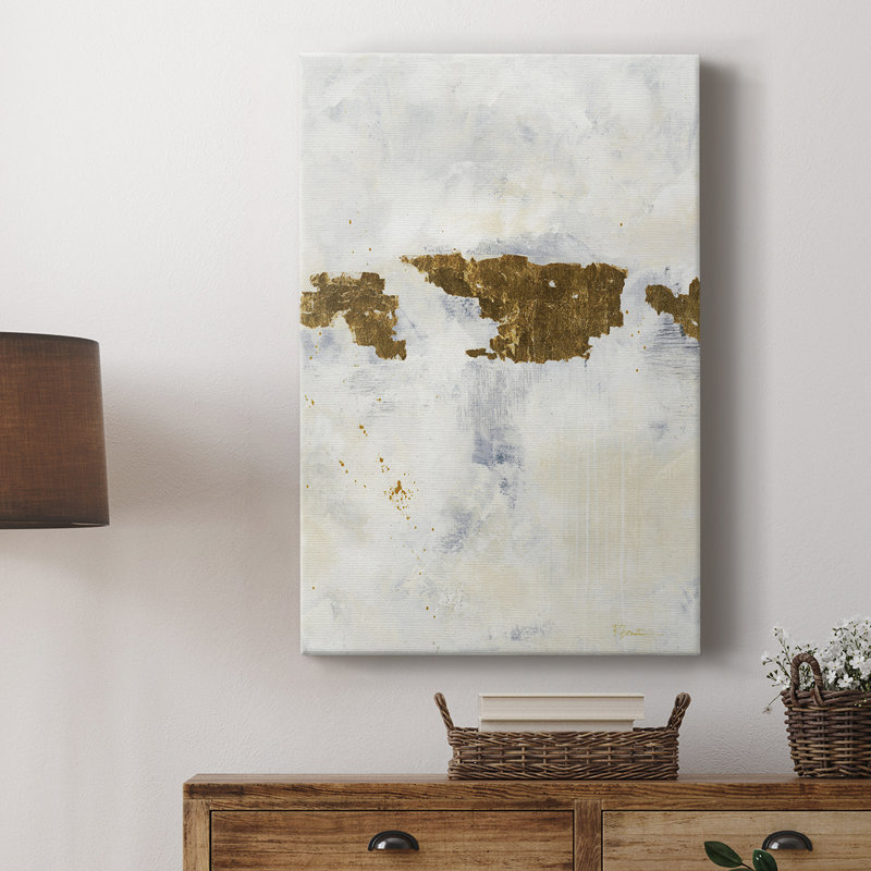 Mélange de messages II - Cavas de galerie sur mesure, H 18 po x l 12 po