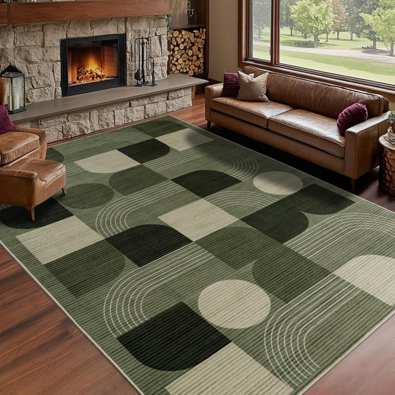 Abstract 160cm X 230cm Area Rug