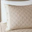 Ensemble de couvre-lit réversible en coton kaki pour grand lit avec coussin décoratif 4 pièces-126363556-126363554