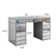 Patternson Mirrored Vanity Table 13-Drawer