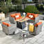 Ensemble de conversation modulaire avec coussins Hop-98495018-98495020