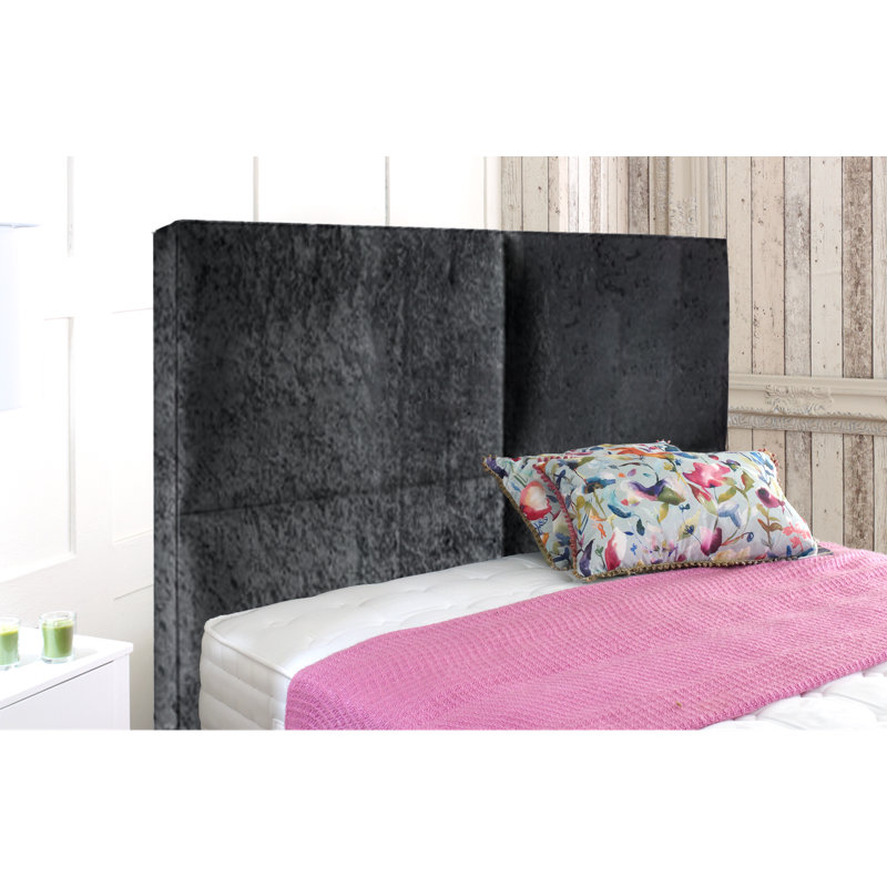 Whatley Upholstered Headboard, Super King (6'), Black