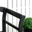 Chaise de jardin rustique Black Garden