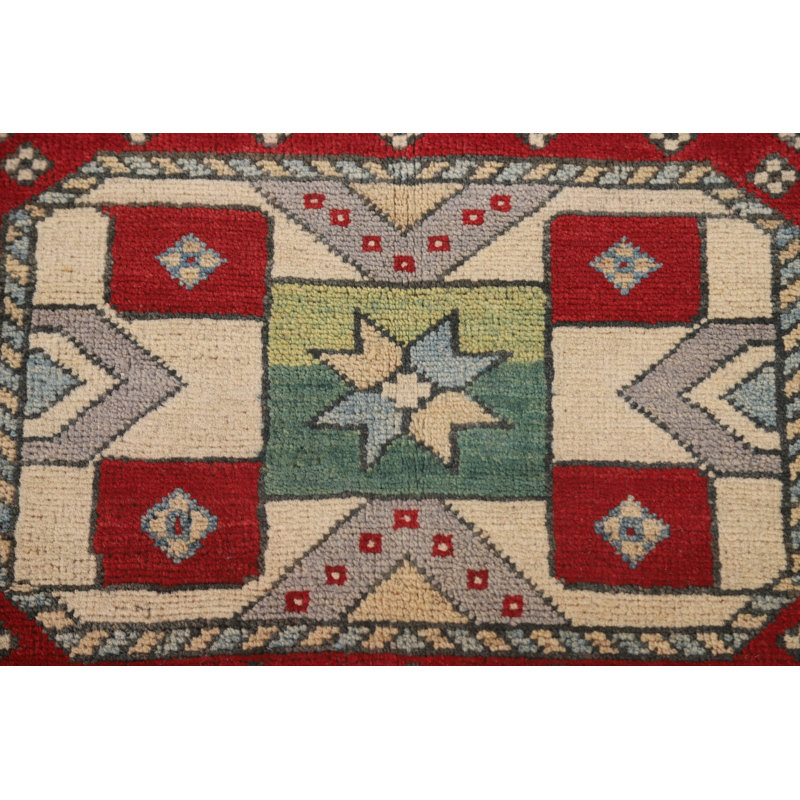 Tapis oriental géométrique Kazak 5