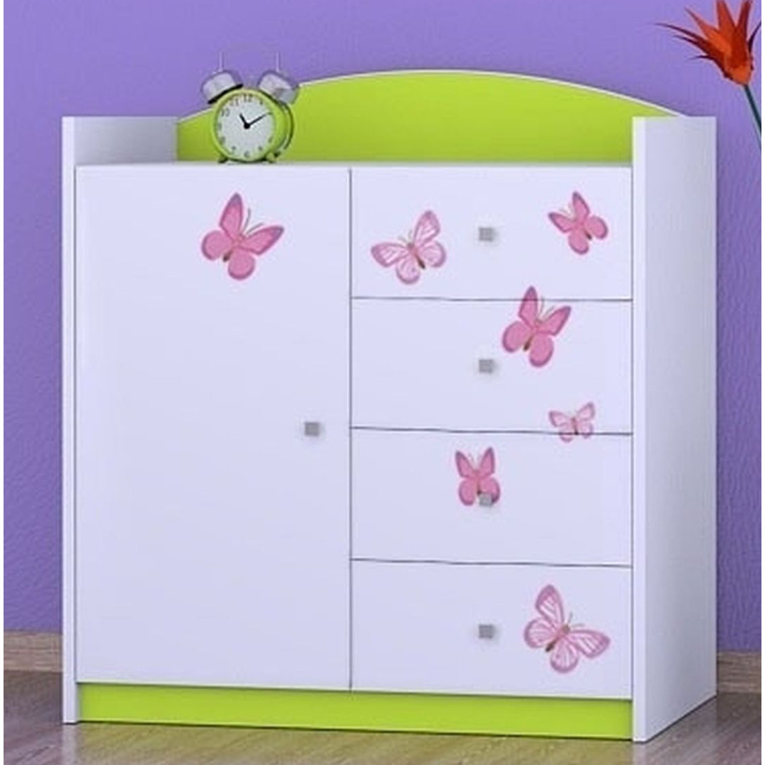 Nicoletti Kids 4 - Drawer Combo Dresser