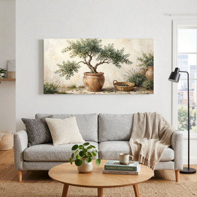 Olive Tree, reproduction d'art sur toile, ensemble de 1