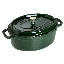 Cast Iron Oval Cocotte-15217231-15217235