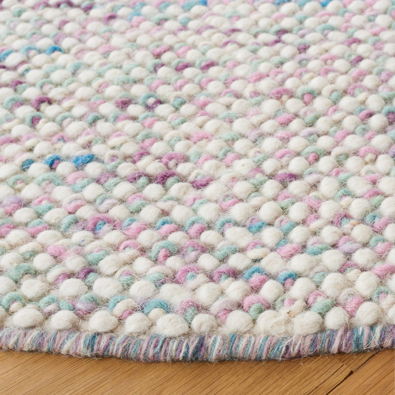 Tapis en laine tissé à la main Vermont, Carré 6 pi