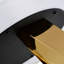Table luxueuse de 42 po avec plateau en pierre blanche et pieds en acier inoxydable doré pour les occasions spéciales-1344261985-1344261987