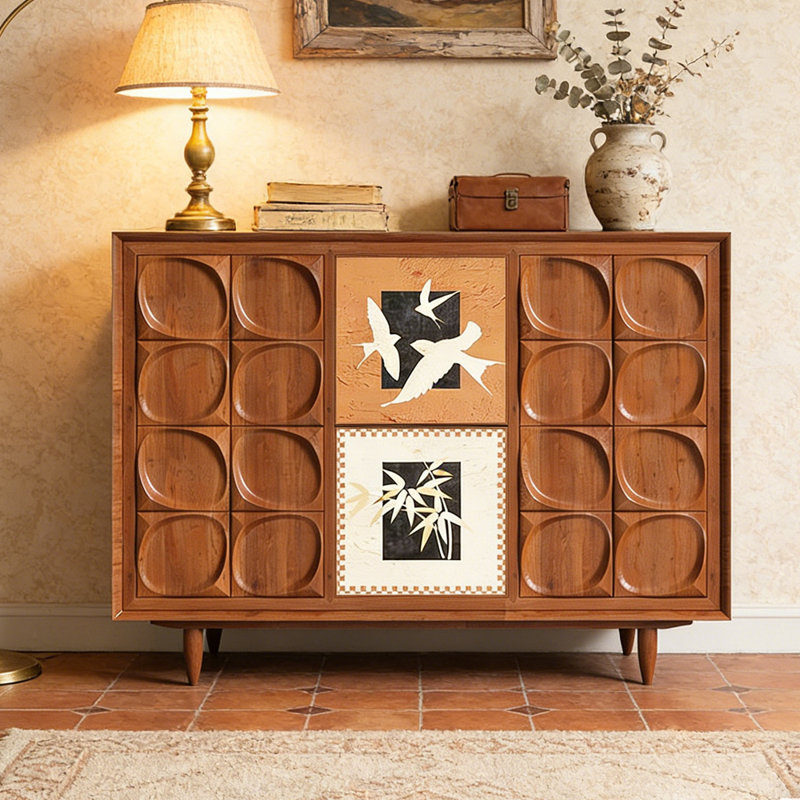 Armoire d'appoint moderne et antique