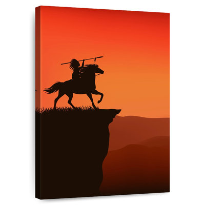 Indian Warrior Sunset