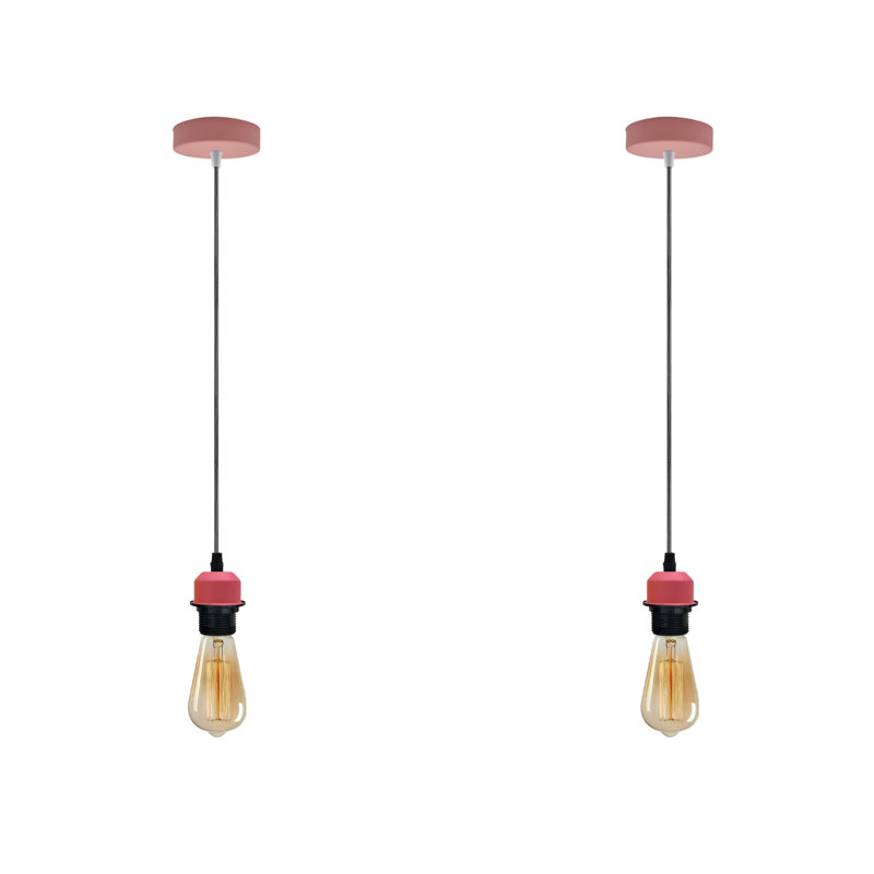 Bastow 2 - Light Single Pendant, Yes, Pink
