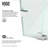 Pirouette 36-42" W x 72" H Pivot Frameless Shower Door with 3/8" Clear Glass-12334255