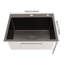 Modern Exquisite Minimalist Stainless Steel  Rectangle Kitchen Drop-In Sink Set With Drain Hose Black-123304708