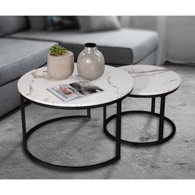 Maag Frame 2 Piece Nest Coffee Table Set