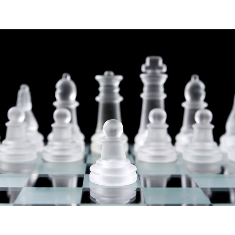 Lets Play Chess - Reproduction de photo sur toile tendue, H 20 po x l 30 po x P 1 po