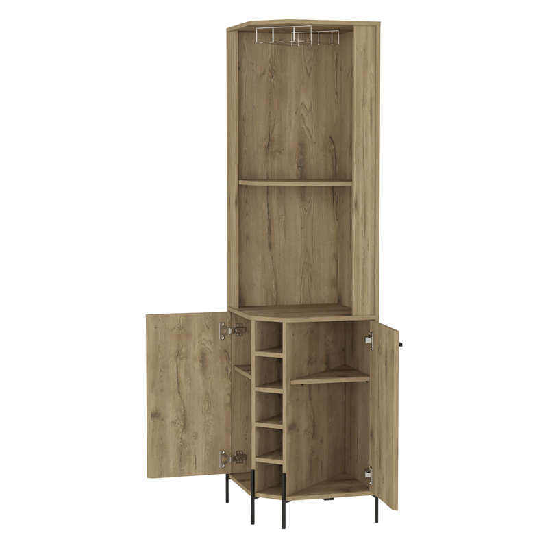 Bar avec rangement pour le vin Coffeen