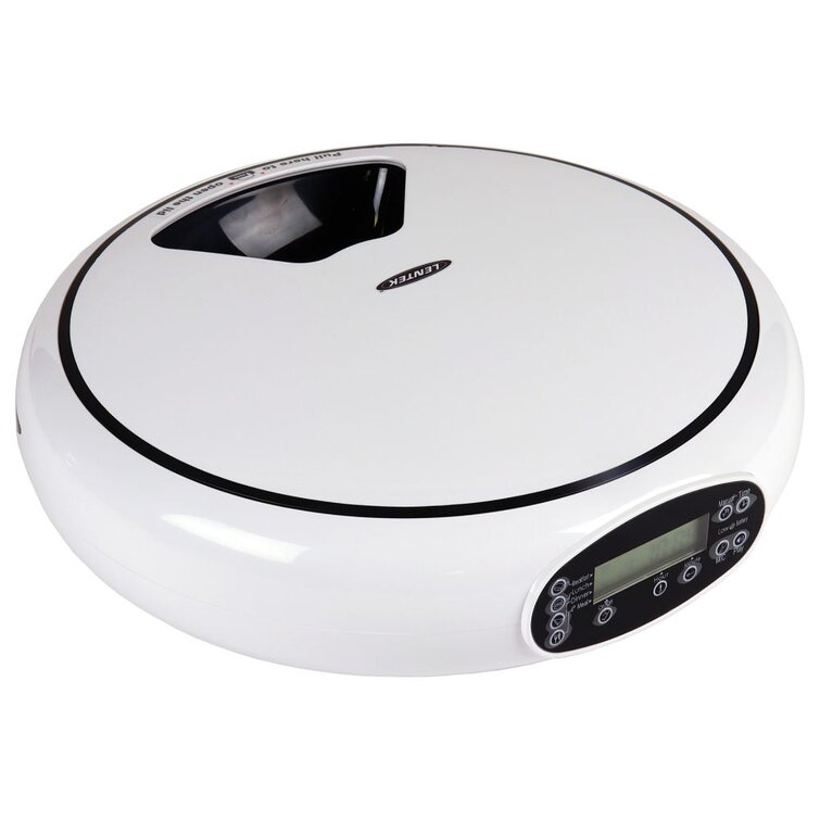 https://assets.wfcdn.com/im/15096701/resize-h755-w755%5Ecompr-r85/1129/112985152/5+Meal+Automatic+Pet+Feeder+with+Voice+Message%2C+White%2C+5+oz+Compartments+for+Portion+Control.jpg
