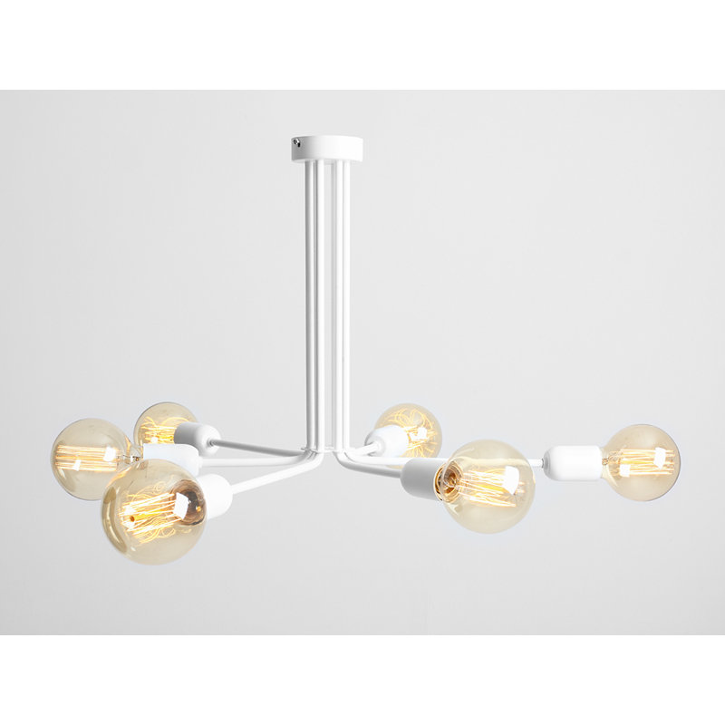 Ballywillin Semi Flush Mount, White