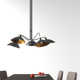 Duke 5 Light Metal Dimmable Geometric Chandelier