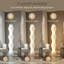 Lampe DEL sur pied 69 pouces, blanc