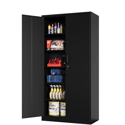 Metal Single Storage Cabinet ( 72'' H X 36'' W X 18'' D)