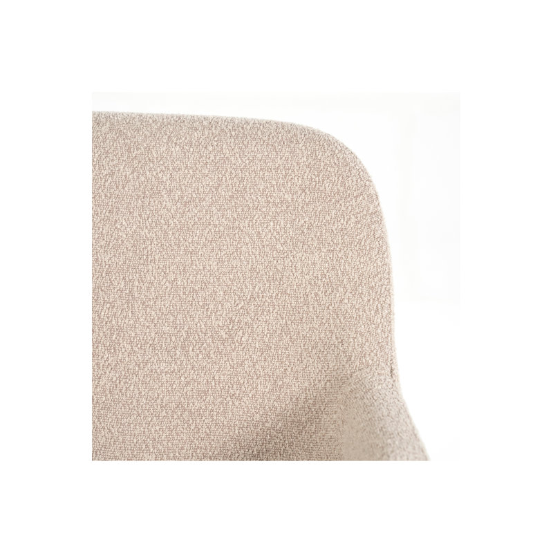 Dining Chair Upholstered Arm Chair, Taupe