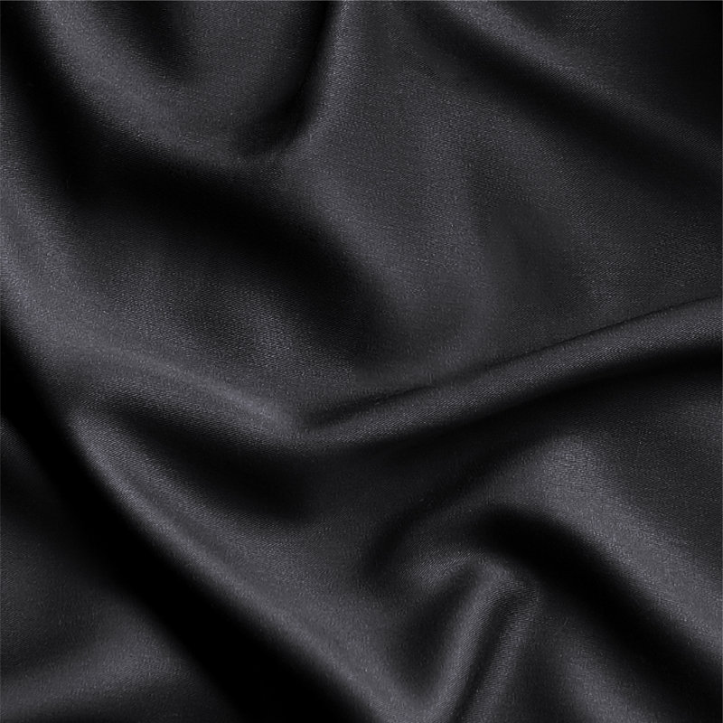 Bedsure 100% Bamboo Rayon Cooling Fitted Sheet, Breathable PureWoven Bed Sheet for Hot Sleepers with Deep Pocket, Black