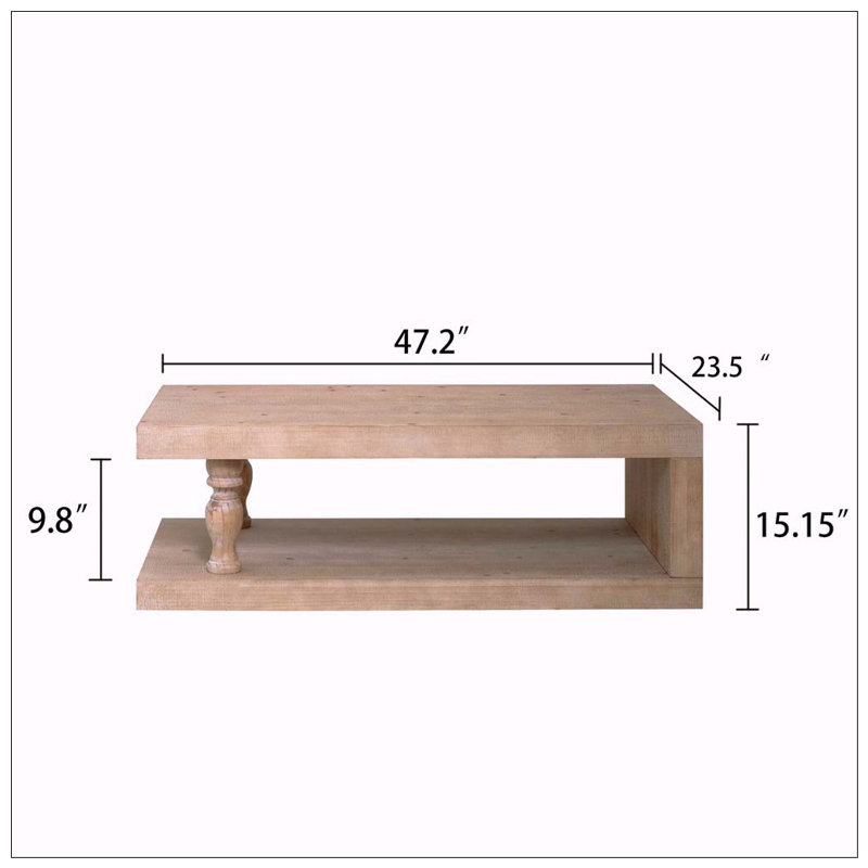 Table basse en bois