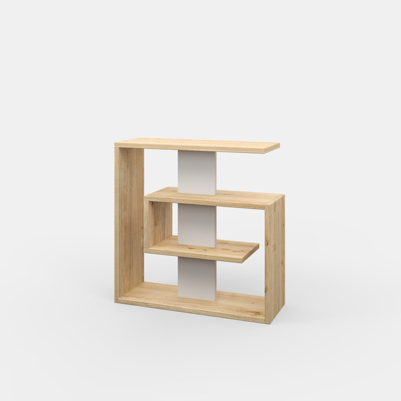 Antoinet End Table, Oak/White