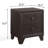 Espresso 2-Drawer Nightstand