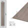Rounded Mini Slats 112" L x 12" W x 0.25" D Polystyrene Glue-up Wood Slat Walls 93 sq.ft.