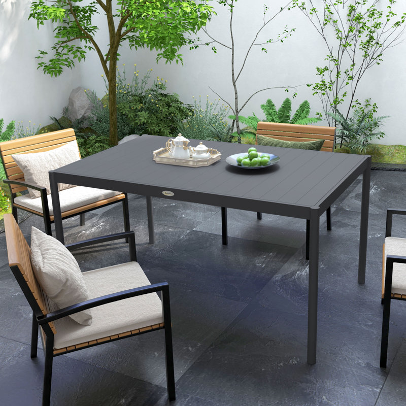 Glenhaven Rectangular Outdoor Dining Table , 90cm cm W 145cm cm D
