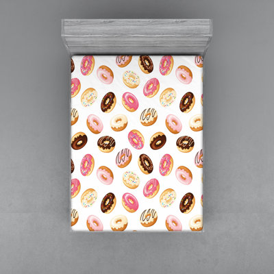 Doughnuts Microfibre Jersey Knit Fitted Sheet