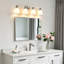 Conchita 4-Light Dimmable Frosted Glass Vanity Light-994285506