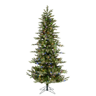 Lighted Artificial Spruce Christmas Tree