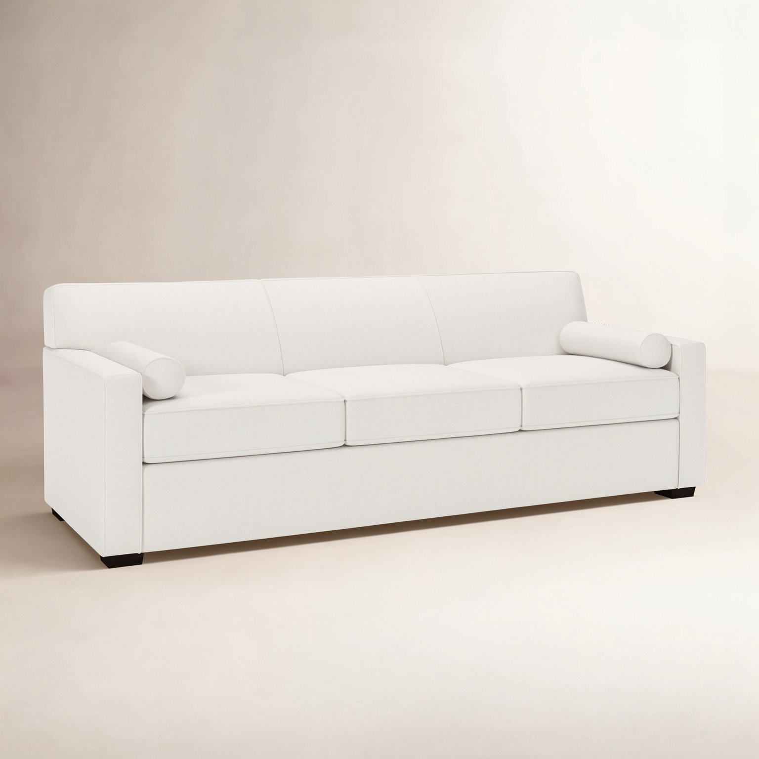 Francesca 92" Cotton Sofa Bed, Macarena Beige Basketweave