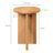Shayne Solid Wood Abstract End Table-2092725010