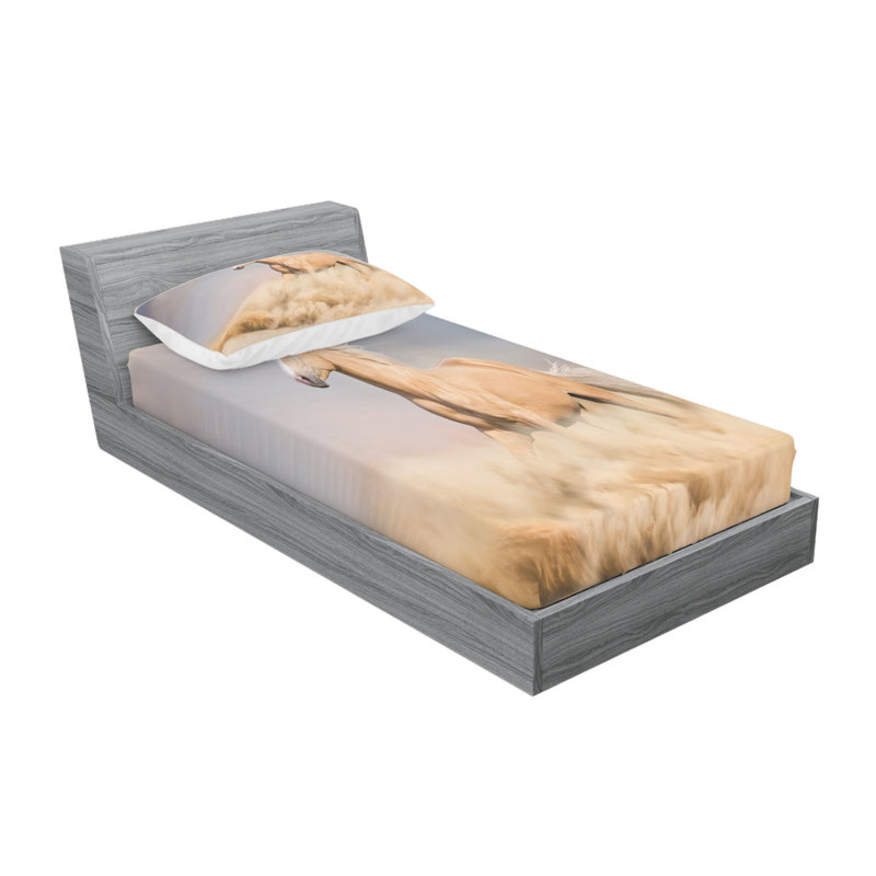 Microfiber Sheet Set, Twin Sheet Set with Fitted Sheet
