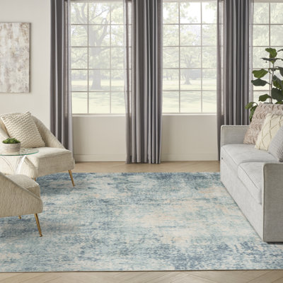 Quantasia Washable Abstract Rug